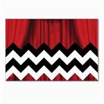 Black Lodge Chevron Postcard 4 x 6  (Pkg of 10)