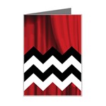 Black Lodge Chevron Mini Greeting Card