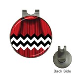 Black Lodge Chevron Golf Ball Marker Hat Clip