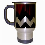 Black Lodge Chevron Travel Mug (Silver Gray)