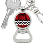 Black Lodge Chevron Bottle Opener Key Chain