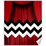 Black Lodge Chevron Canvas 20  x 24 