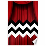 Black Lodge Chevron Canvas 20  x 30 