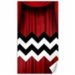 Black Lodge Chevron Canvas 40  x 72 