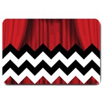 Black Lodge Chevron Large Doormat