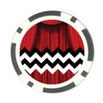 Black Lodge Chevron Poker Chip Card Guard