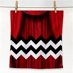 Black Lodge Chevron Face Towel