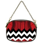 Black Lodge Chevron Chain Purse (One Side)