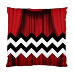 Black Lodge Chevron Standard Cushion Case (Two Sides)