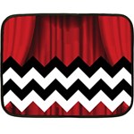 Black Lodge Chevron Double Sided Fleece Blanket (Mini)