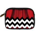 Black Lodge Chevron Digital Camera Leather Case