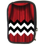 Black Lodge Chevron Compact Camera Leather Case