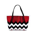 Black Lodge Chevron Classic Shoulder Handbag