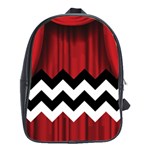 Black Lodge Chevron School Bag (Large)