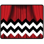 Black Lodge Chevron Fleece Blanket (Medium)