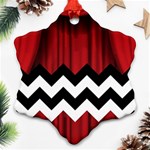 Black Lodge Chevron Ornament (Snowflake)