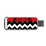 Black Lodge Chevron Portable USB Flash (One Side)