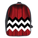 Black Lodge Chevron School Bag (XL)