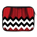 Black Lodge Chevron Apple iPad Zipper Case