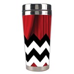 Black Lodge Chevron Stainless Steel Travel Tumbler