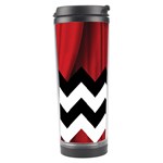 Black Lodge Chevron Travel Tumbler