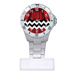 Black Lodge Chevron Plastic Nurses Watch