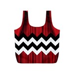 Black Lodge Chevron Full Print Recycle Bag (S)