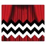 Black Lodge Chevron Double Sided Flano Blanket (Small)