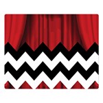 Black Lodge Chevron Double Sided Flano Blanket (Large)