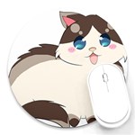 Ragdoll Cat for Life Round Mousepads