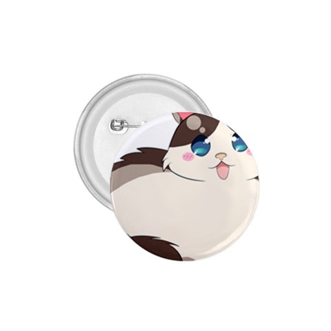 Ragdoll Cat for Life 1.75  Buttons from ArtsNow.com Front