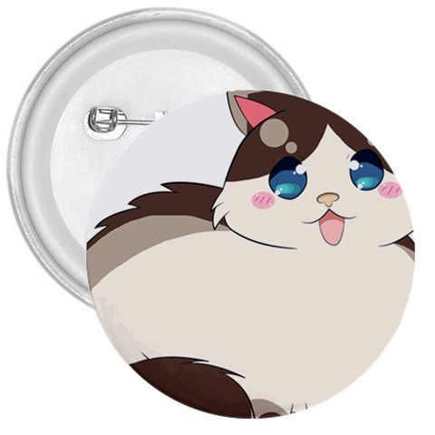 Ragdoll Cat for Life 3  Buttons from ArtsNow.com Front