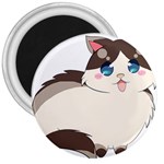 Ragdoll Cat for Life 3  Magnets