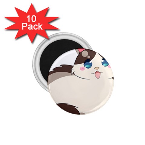 Ragdoll Cat for Life 1.75  Magnets (10 pack)  from ArtsNow.com Front