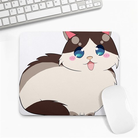 Ragdoll Cat for Life Large Mousepads from ArtsNow.com Front