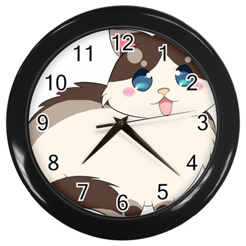 Ragdoll Cat for Life Wall Clocks (Black) from ArtsNow.com Front