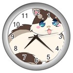 Ragdoll Cat for Life Wall Clocks (Silver) 