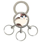 Ragdoll Cat for Life 3-Ring Key Chains