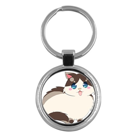 Ragdoll Cat for Life Key Chains (Round)  from ArtsNow.com Front