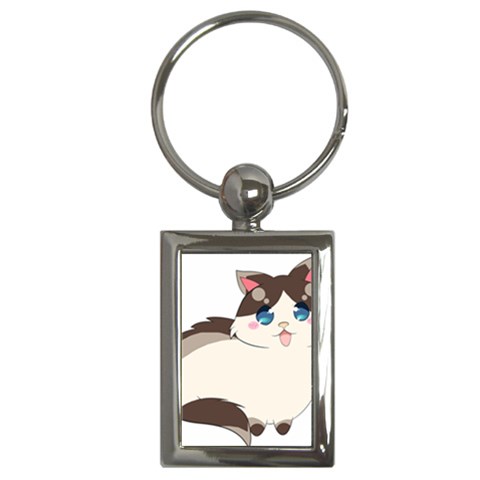 Ragdoll Cat for Life Key Chains (Rectangle)  from ArtsNow.com Front