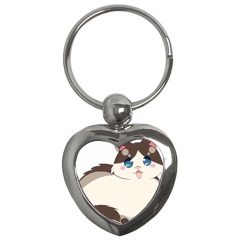 Ragdoll Cat for Life Key Chains (Heart)  from ArtsNow.com Front