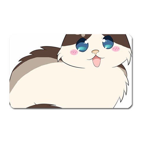 Ragdoll Cat for Life Magnet (Rectangular) from ArtsNow.com Front