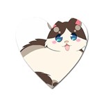 Ragdoll Cat for Life Heart Magnet