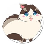 Ragdoll Cat for Life Magnet 5  (Round)