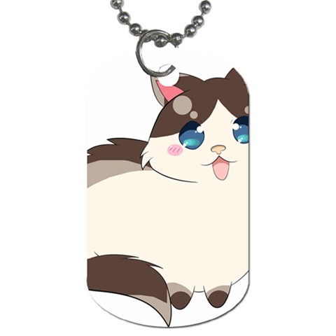 Ragdoll Cat for Life Dog Tag (One Side) from ArtsNow.com Front