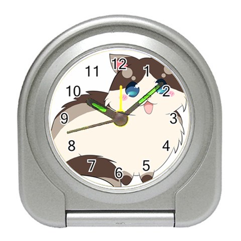 Ragdoll Cat for Life Travel Alarm Clocks from ArtsNow.com Front