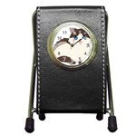 Ragdoll Cat for Life Pen Holder Desk Clocks