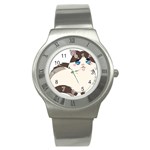 Ragdoll Cat for Life Stainless Steel Watch