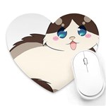 Ragdoll Cat for Life Heart Mousepads