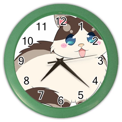 Ragdoll Cat for Life Color Wall Clocks from ArtsNow.com Front